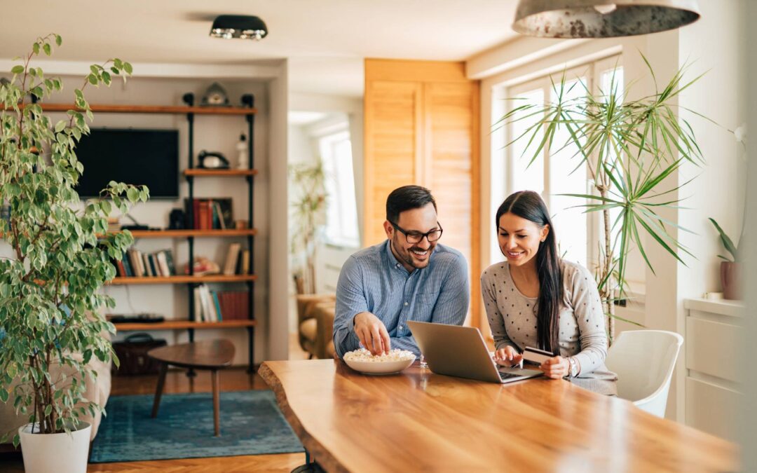 couple buying a home